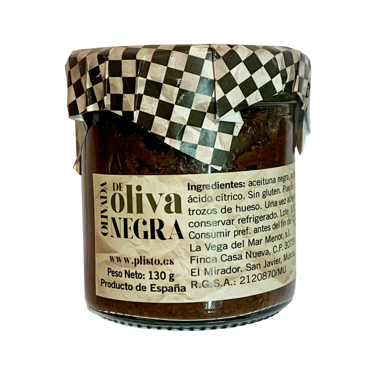 Olivada de oliva negra