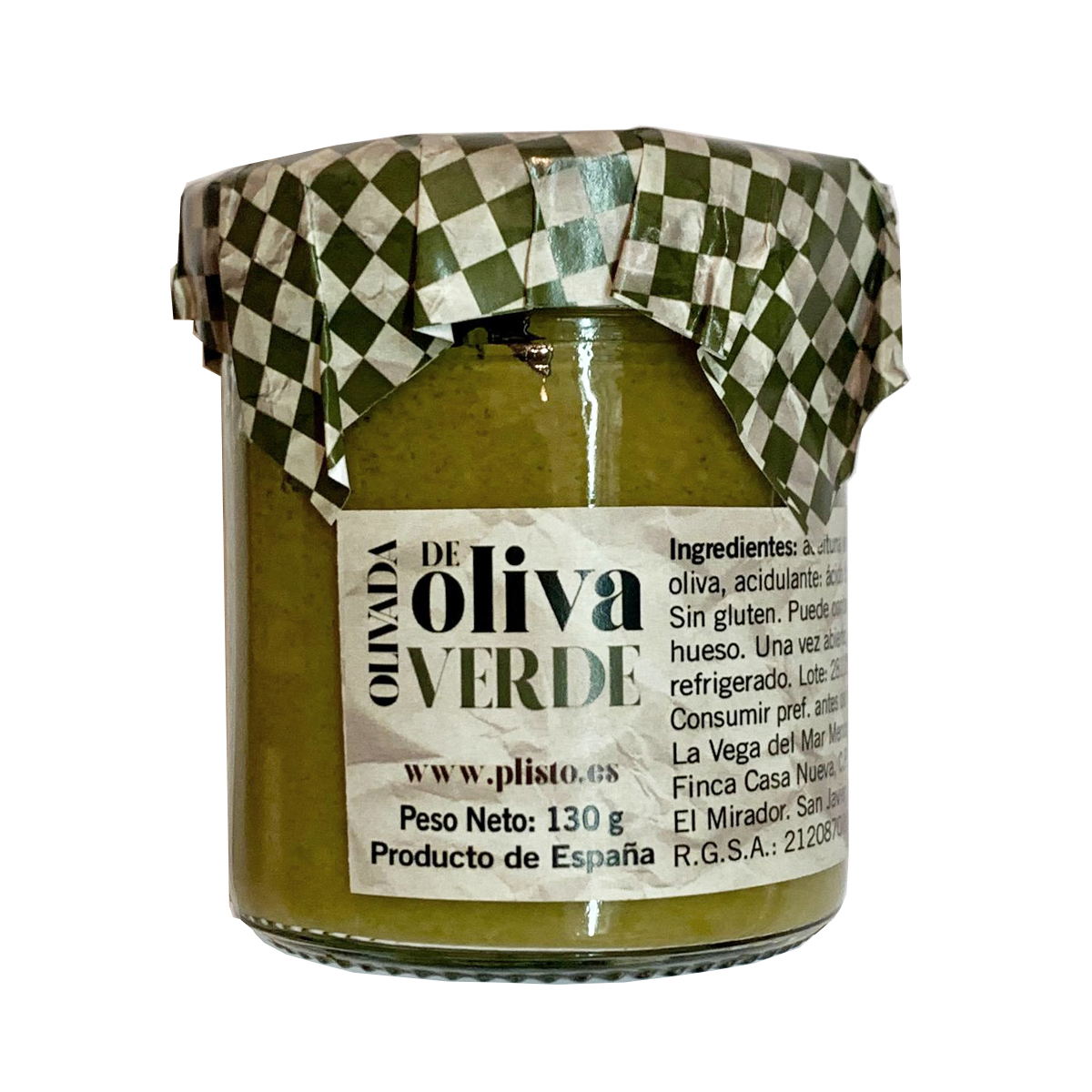 Olivada de oliva verde