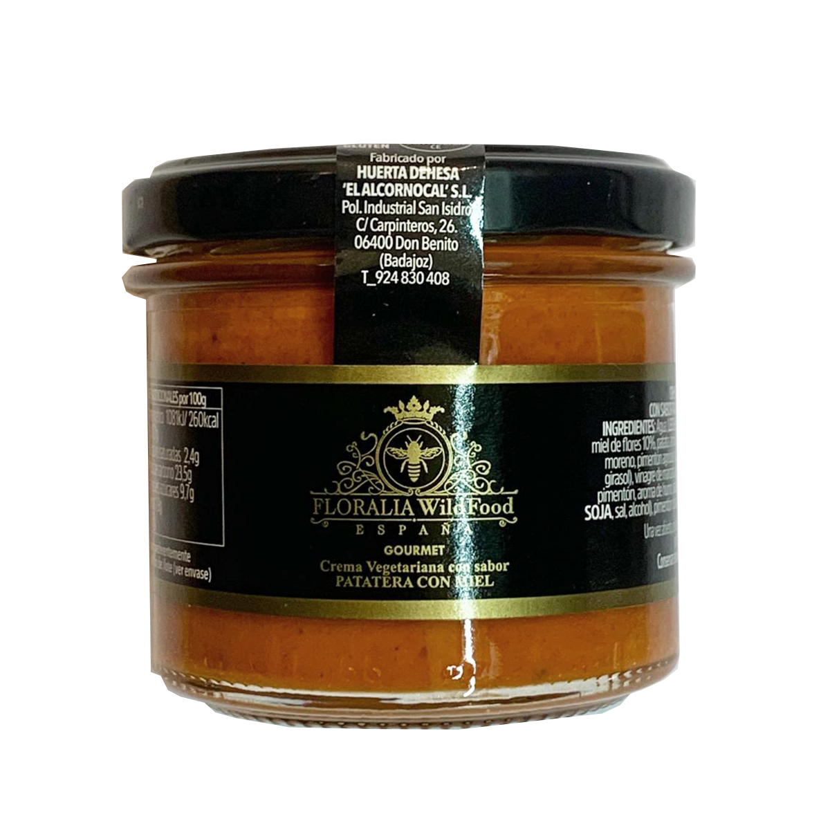 Crema vegetariana con sabor a patatera con miel