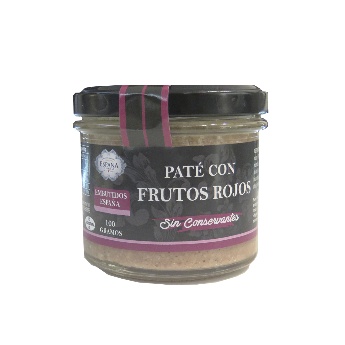 Paté con frutos rojos
