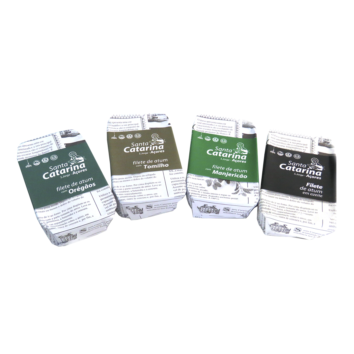 Filetes de atún con orégano, tomillo, albahaca y en aceite