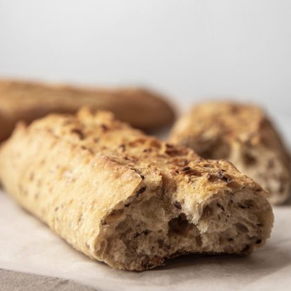 Pan de chapata, pan blanco y normal