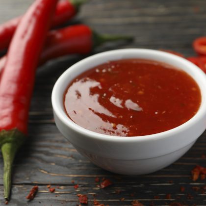 Salsas picantes de distintos ingredientes