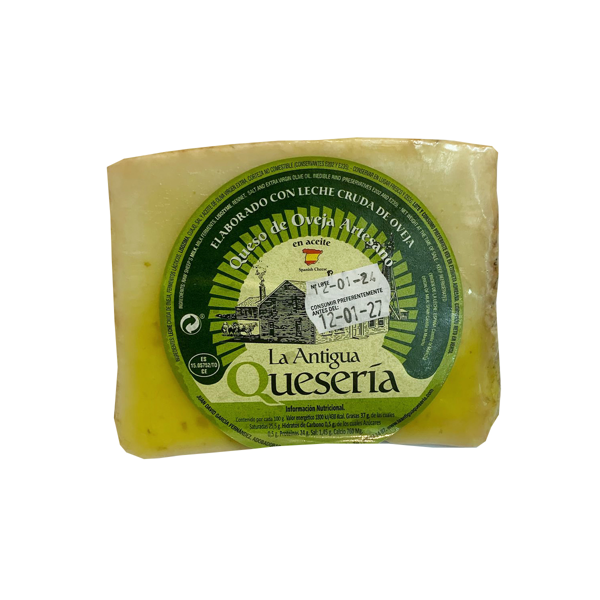 Queso de oveja en aceite