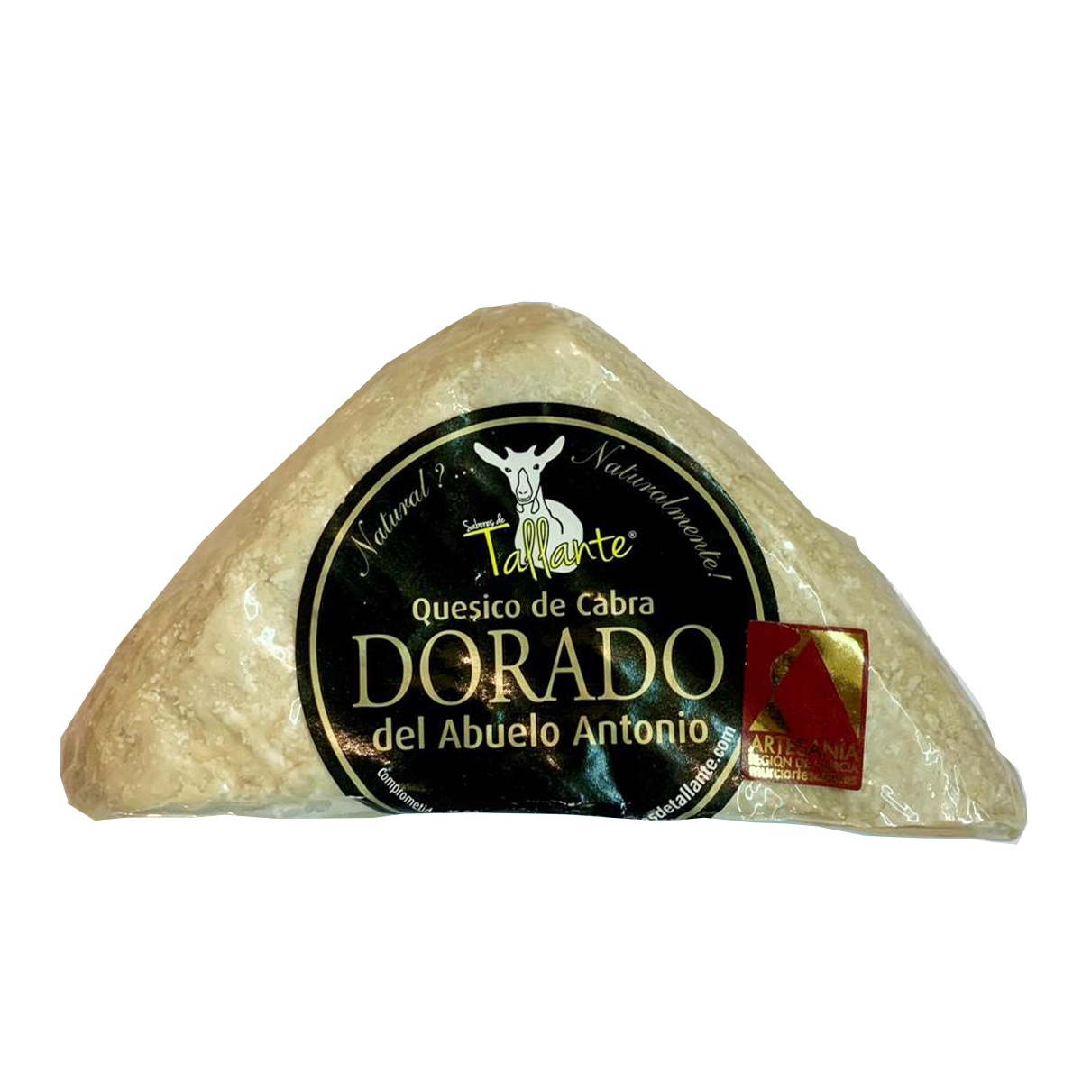 Queso de cabra dorado